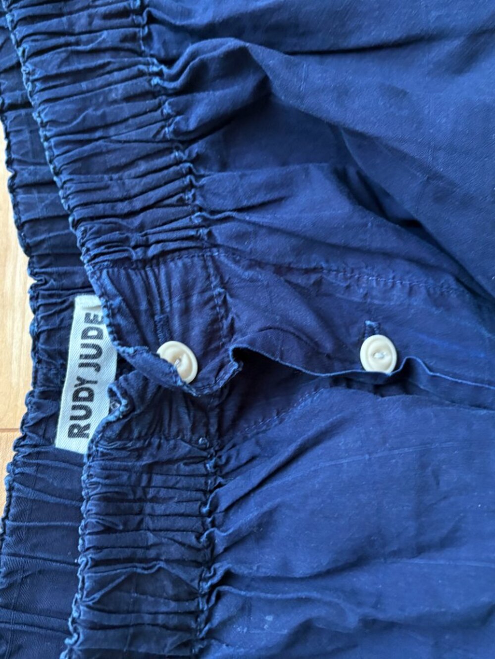 Rudy Jude indigo windowpane Tony pants size XL - Picture 3 of 5
